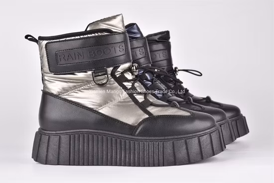 New Fashion Damenstiefel mit wasserdichten Winterstiefeln zum Warmhalten im Freien