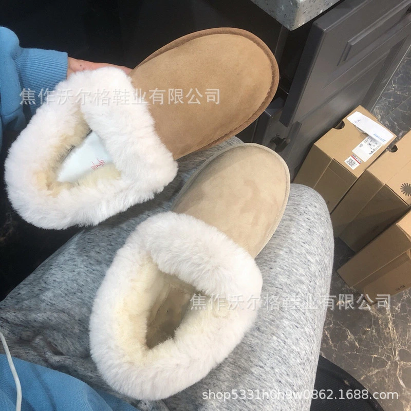 Hellosports 2021wholesale Winter Women′ S Snow Boots Ankle Women Shoes Lady Designer Luxury Uggly Short Fluff Boots for Women