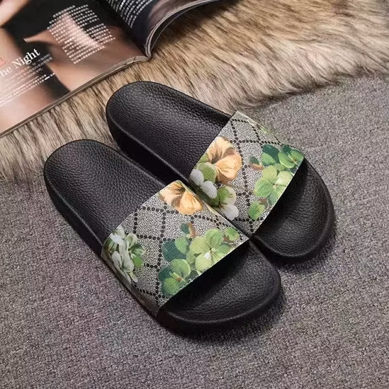 Sommer Damen Designer Perle Slides Slipper Flache Schuhe Outdoor Sandale