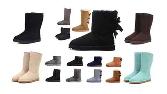 Großhandel Warm Snow OEM Custom Ankle Snow Leather Boots Furry Boots für Damen Women′ S Fur