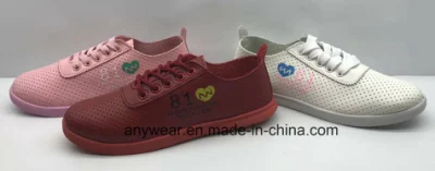 Damen PU-Injektionsschuhe Damen Günstige vulkanisierte Sneaker-Schuhe (750)